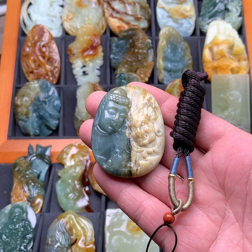 【闪购商品】岫玉吊坠(不含链)未镶嵌一****境