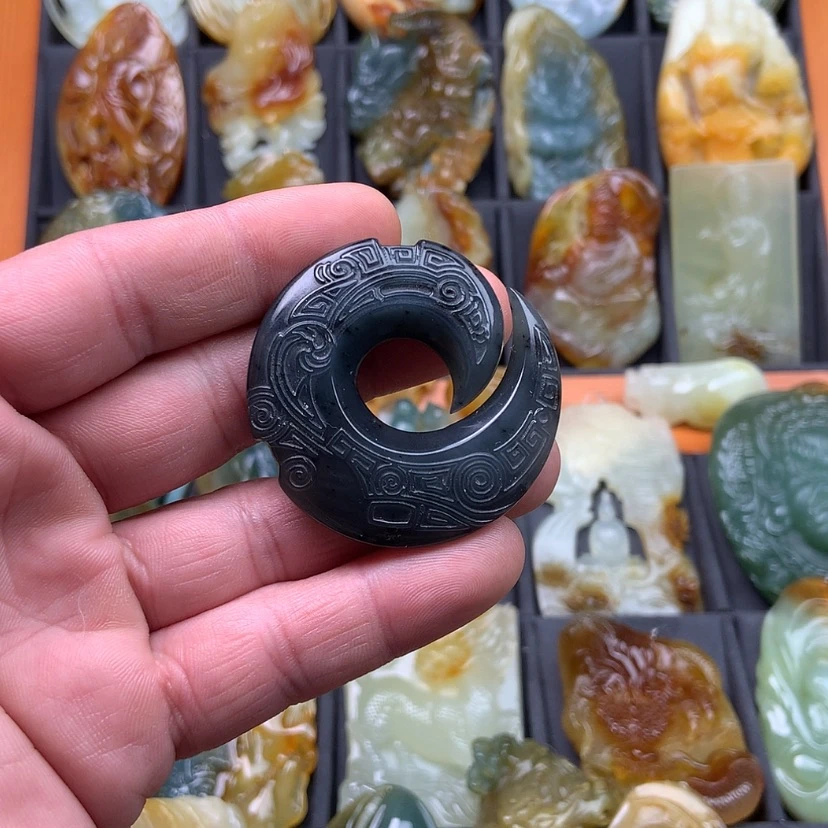 【闪购商品】岫玉吊坠(不含链)未镶嵌