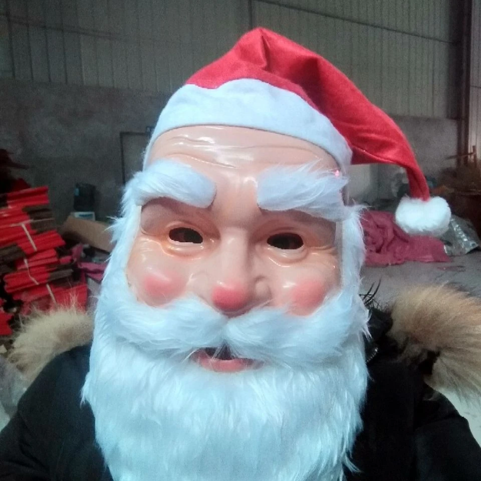 圣诞cos圣诞节老人面具成人面具公主全套面具搞笑圣诞老人帽子