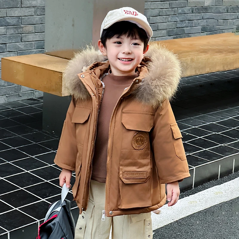 【真毛领】现货新款派克服一件过冬杜邦三防冬丹麦之冬大鹅大衣