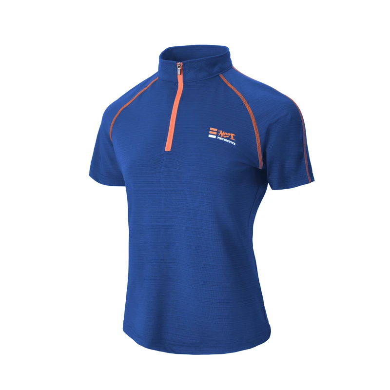 女款夏季户外休闲速干短袖T恤时尚立领弹力吸汗透气半袖快干衣