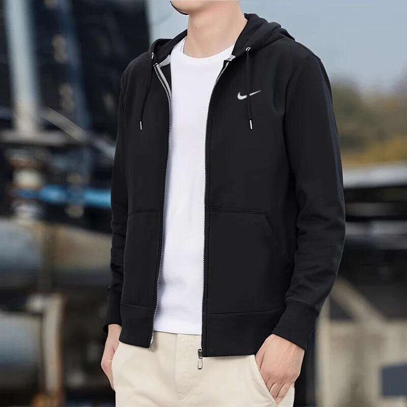 NIKE/耐克外套男装夏新款跑步运动服时尚舒适休闲服连帽夹克男