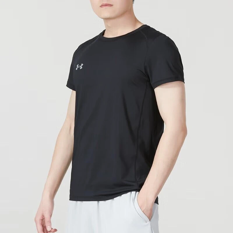 Under Armour/安德玛t恤男新款男士纯色跑步训练健身衣运动短袖