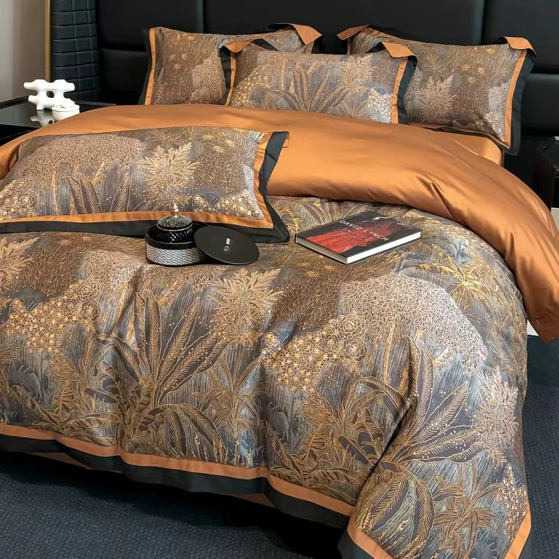 【懒猫猫家纺】 新款时尚全棉匹马棉数码印花四件套可机洗