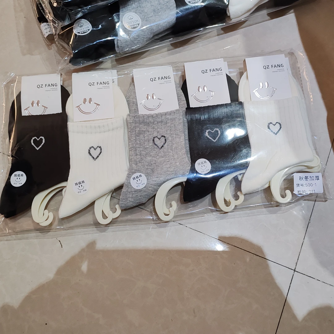 男女士冬款厚纯棉袜