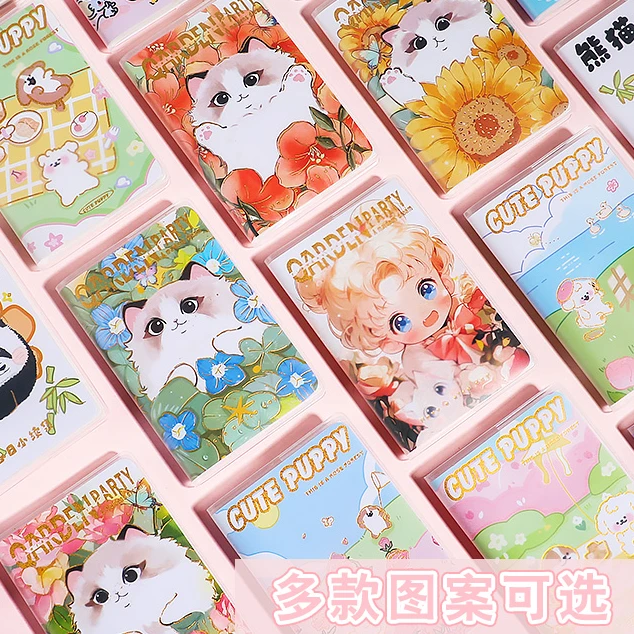【许愿对对碰】四方A7笔记本学生用老师用可爱精致烫金封面随身本