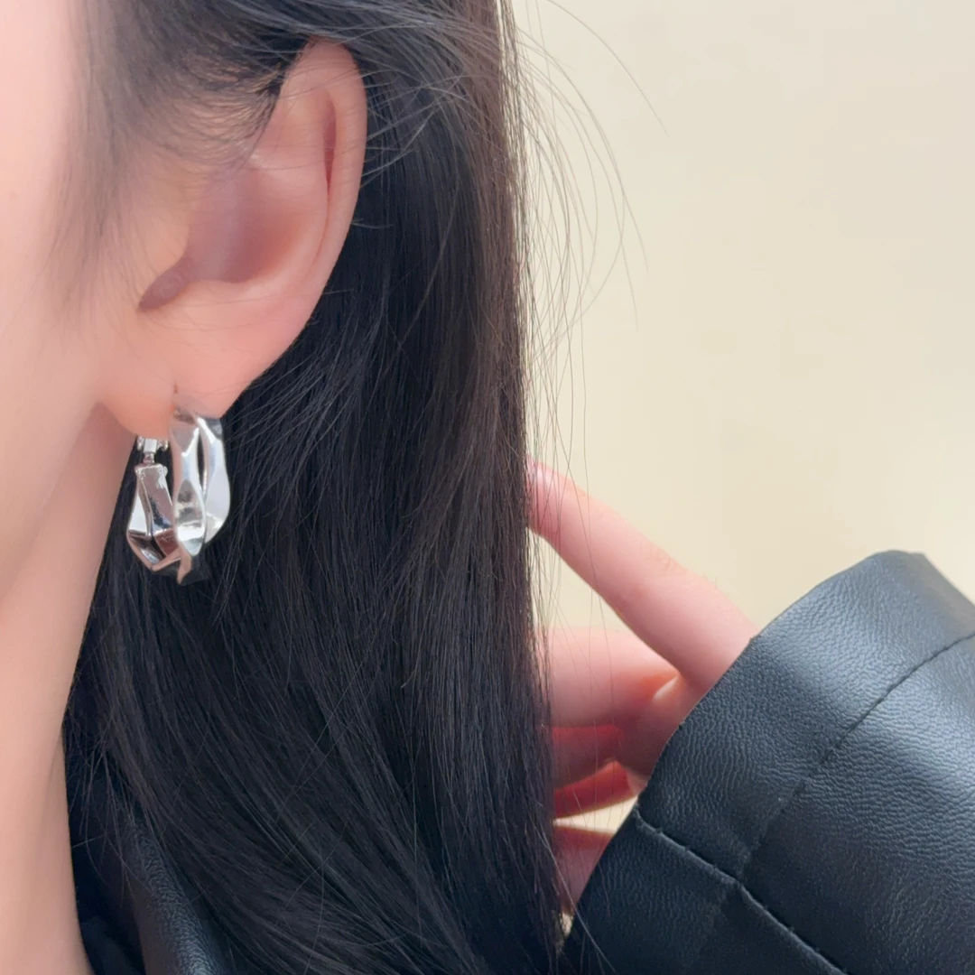 秋冬新品几何不规则百搭耳环E1170