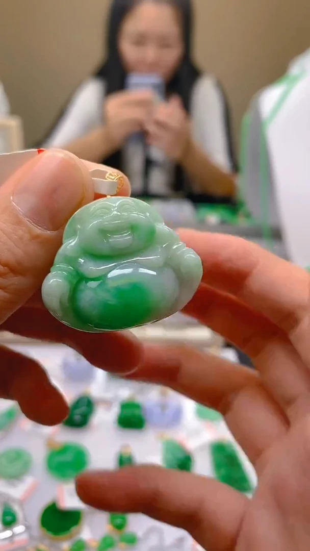 【闪购商品】翡翠颈饰18K金镶嵌新号开播全场乱卖