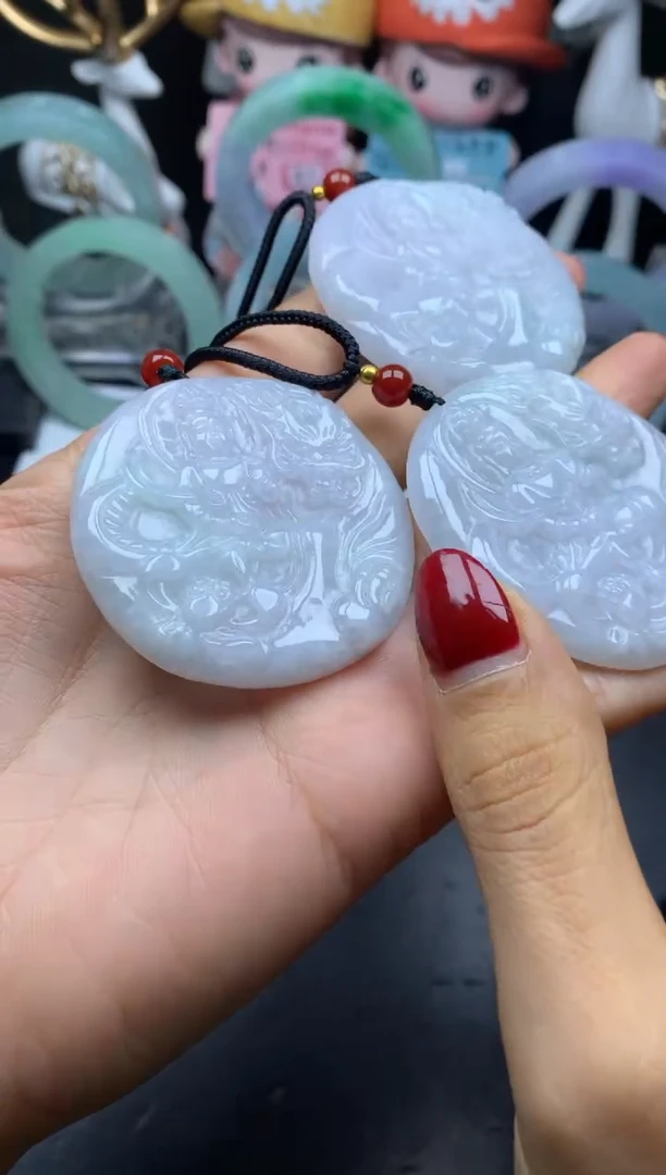 【闪购商品】翡翠吊坠未镶嵌7026 天然翡翠 多样性发一个