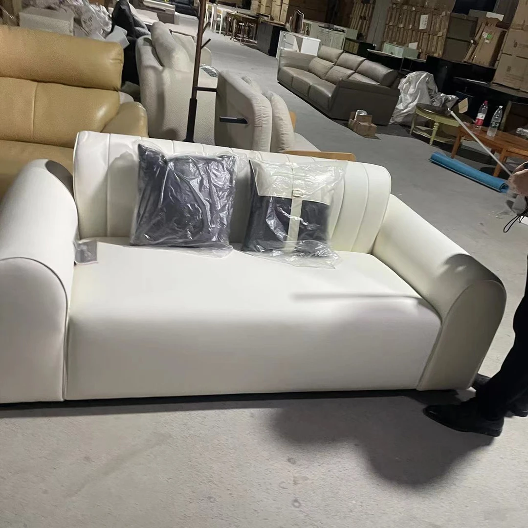 sf025-现代双人白色沙发180*90*75