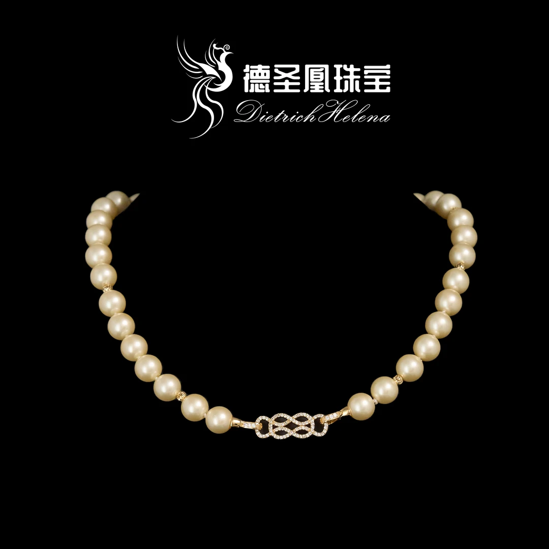 铜合金仿珍珠项链 气质暖白色百搭经典简约 珠珠项链X003