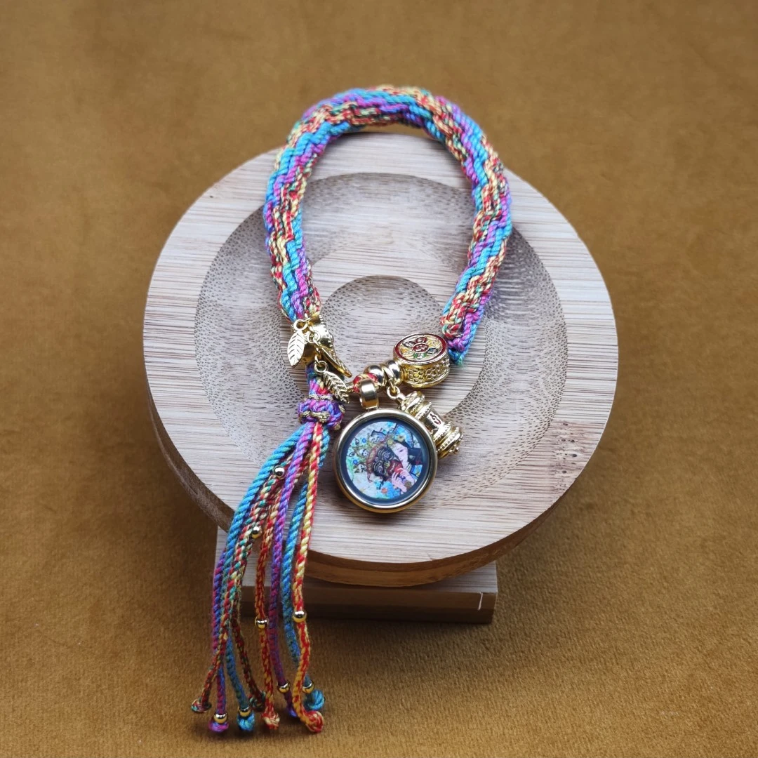 钛钢手链 扎扎手绳款 手工艺品时尚民族风