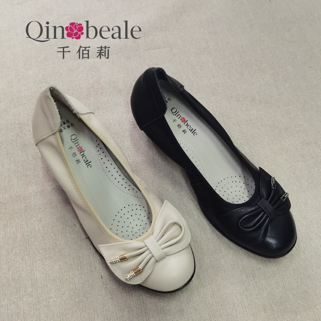 Qin&beale/千佰莉299910110046浅口鞋A534