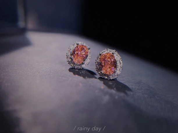 铜合金合成锆石耳饰  帕拉日出色 高碳钻 时尚气质百搭高级 BH005