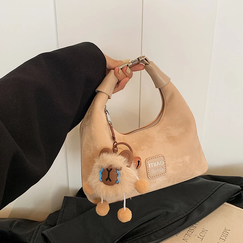 今年流行时尚韩版手提包网红百搭小众腋下单肩秋冬肩包休闲饺子包