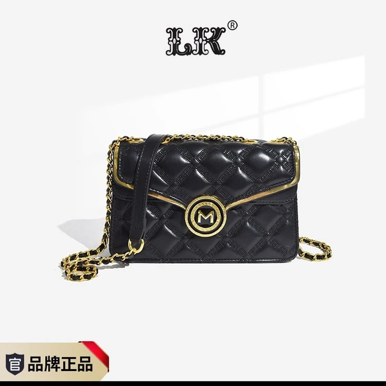 （长22宽9高15）小香风女士百搭女包单肩斜挎包 036棕色