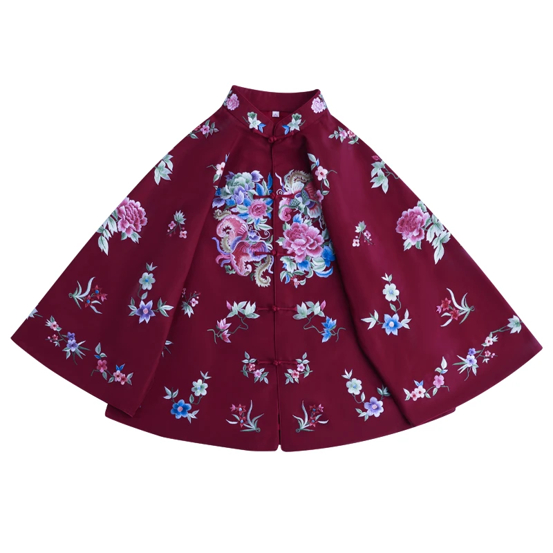 「蝶恋繁花」乐锦坊复古国风手工原创设计百搭刺绣国潮女装汉服上衣