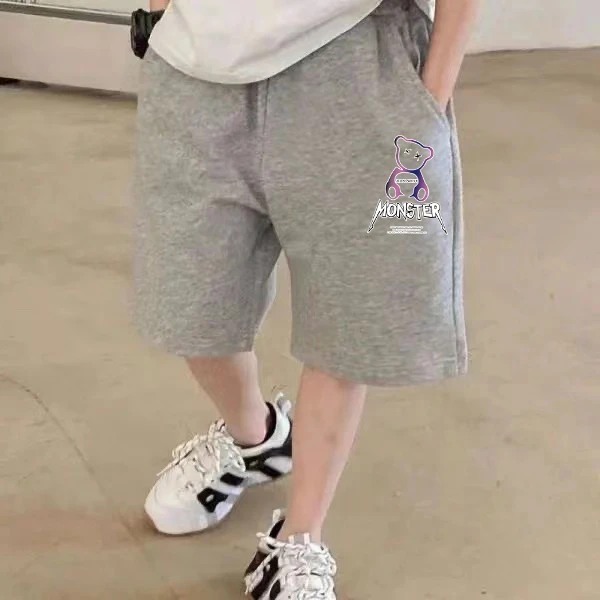 纯棉男童短裤夏季薄款男宝宝新款潮运动外穿五分裤儿童洋气休闲裤