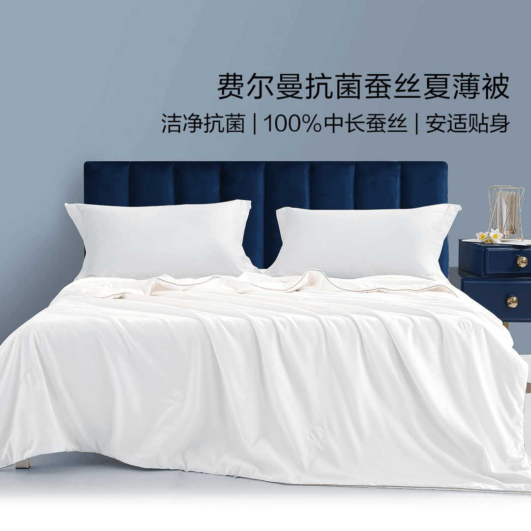BLISS/百丽丝家纺百丽丝家纺费尔曼抗菌蚕丝夏薄被水星集团出品