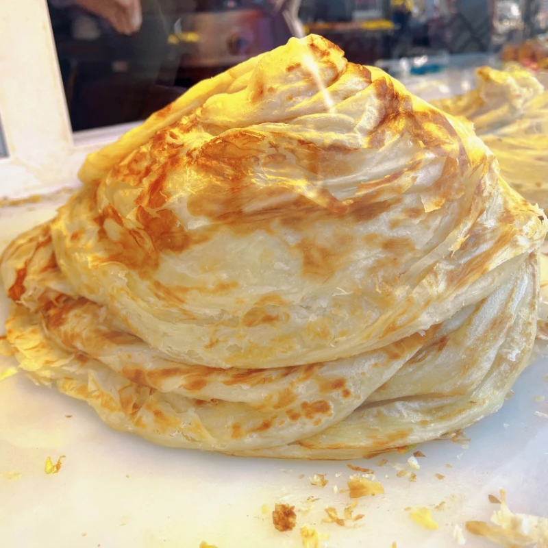 东北老式大筋饼家常油饼手抓饼筋饼鸡蛋饼丝饼卷饼手工大锅早餐饼