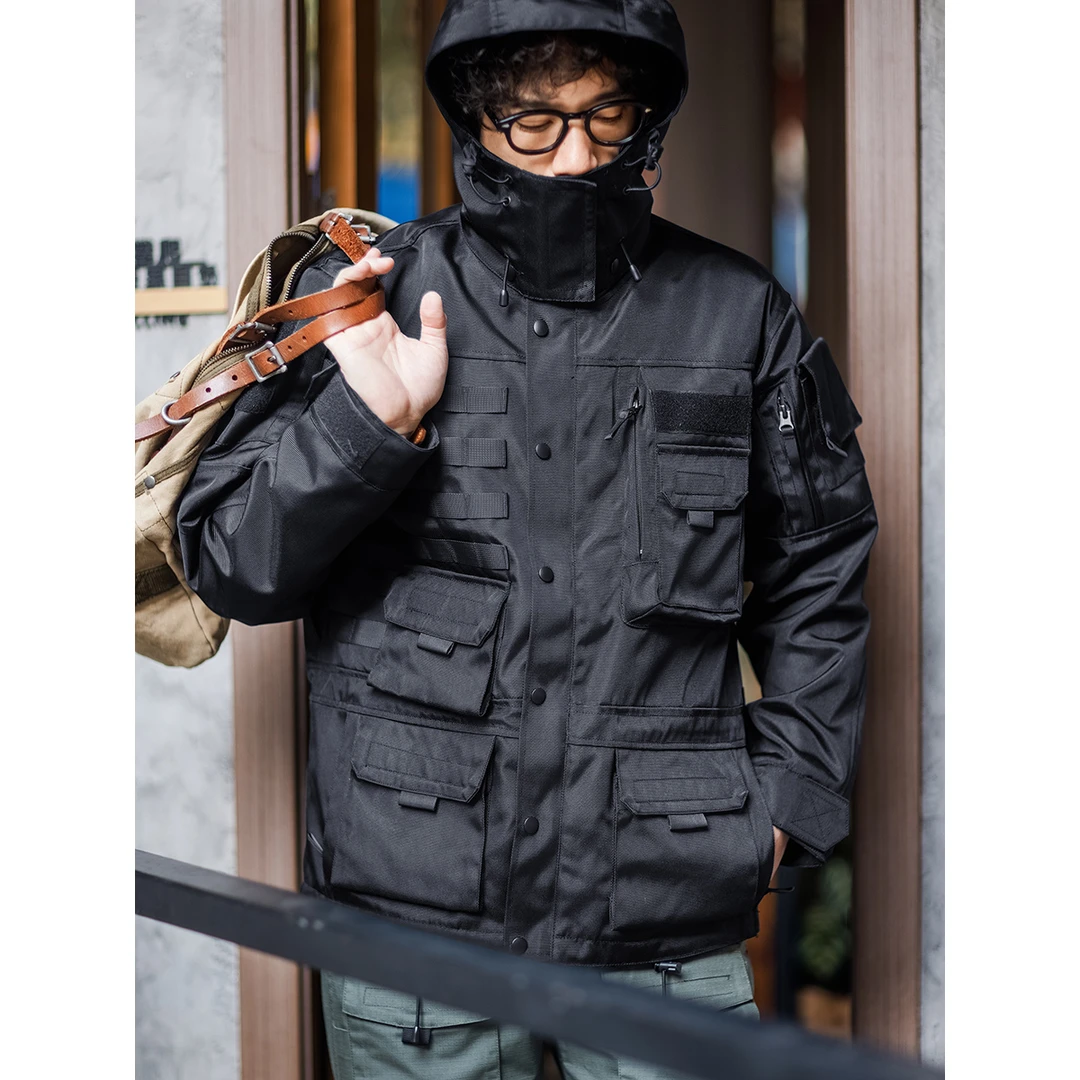 上弹工装 战术马克服5代V5夹克户外防风防水骑行服加厚耐磨外套男