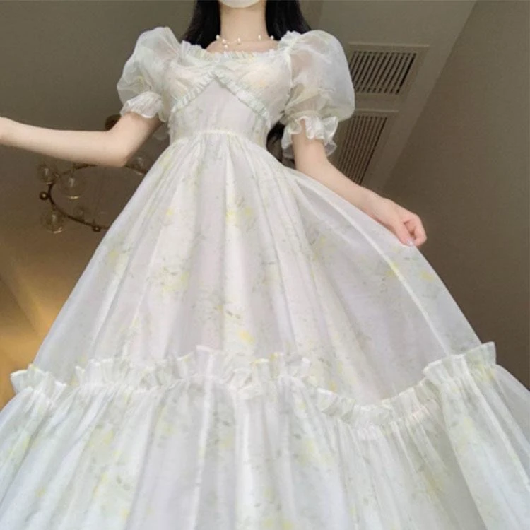 千语栀【白海棠】半窗遮纱 恰到其好的梦幻情衣 仙女  白月光白裙子