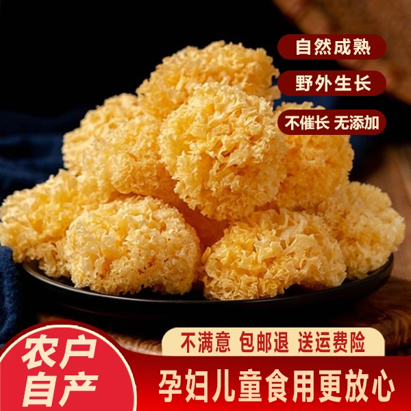 500g19.元起古田椴木小银耳胶质多不熏硫白木耳雪耳糯耳250g100g