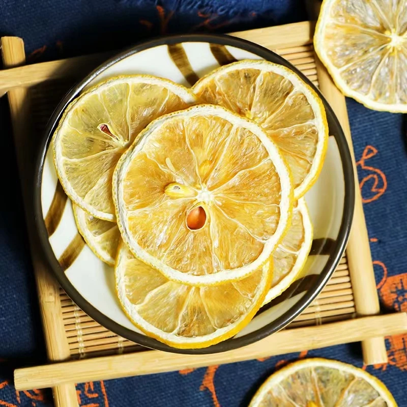 【专享a】柠檬片泡水新鲜柠檬干 泡茶水果茶0.1一克到手100g非姜