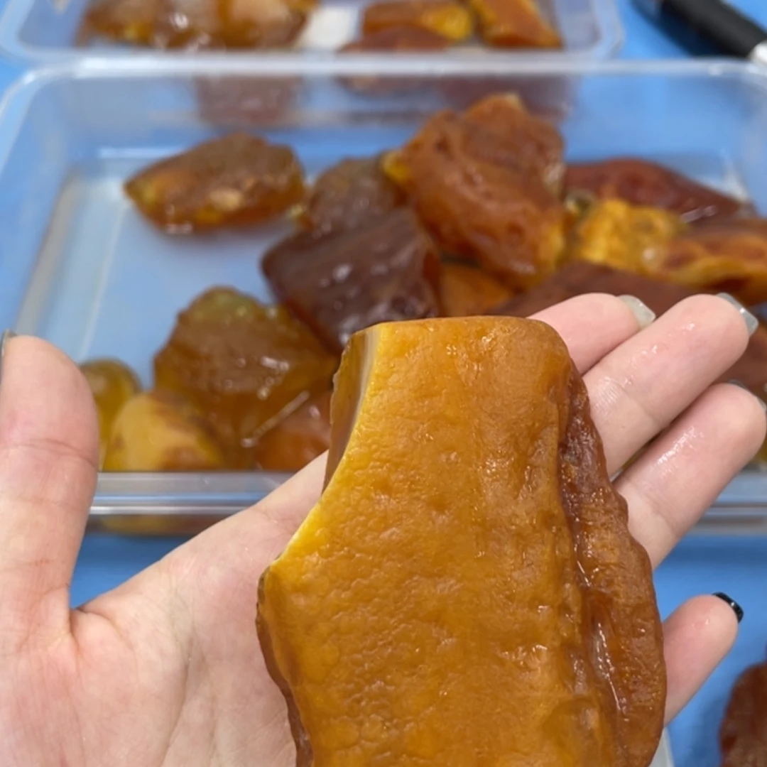【闪购商品】定制琥珀未镶嵌阿*