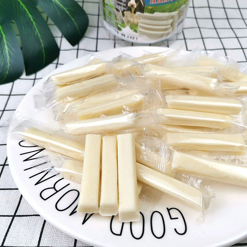 俄罗斯原味牛奶片羊奶片奶酪棒干吃独立包装奶贝片装儿童零食