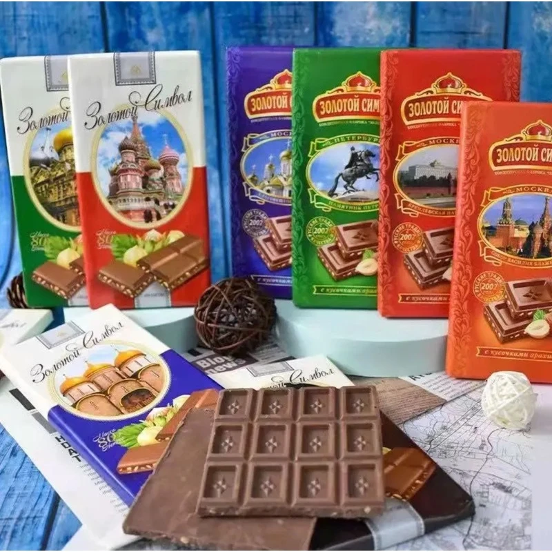 宠粉拍一发4俄罗斯进口城堡巧克力80克巧克力制品