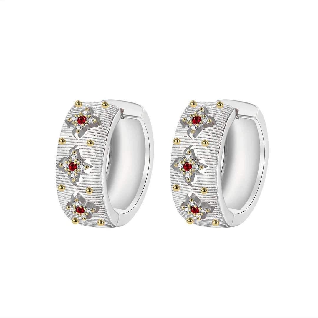 铜合金戒指 洛曼华银色拉丝轻奢高级感复古高端气质中古