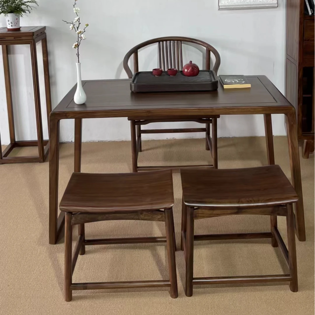 木之缘新中式茶桌阳台精致茶桌茶台客厅办公室小茶桌书桌休闲桌