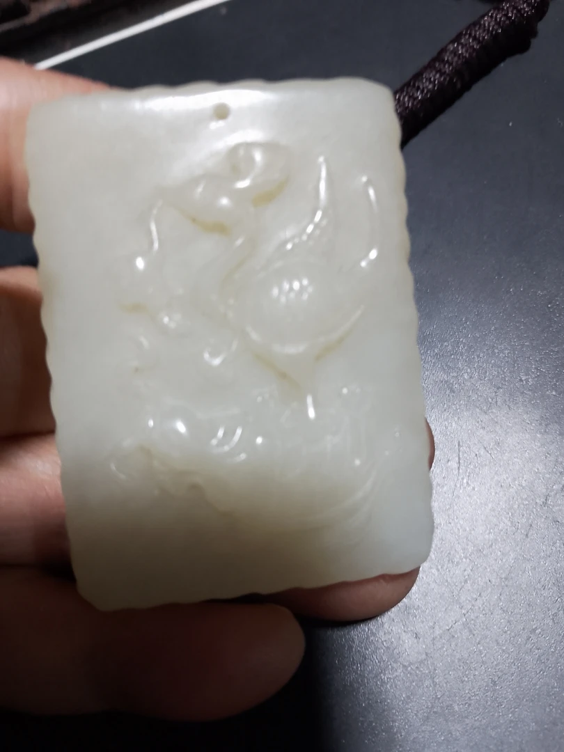 和田杂玉玉牌子白玉石