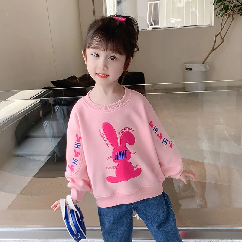 女童卫衣春秋新款洋气宝宝上衣秋装儿童衣服WY10176