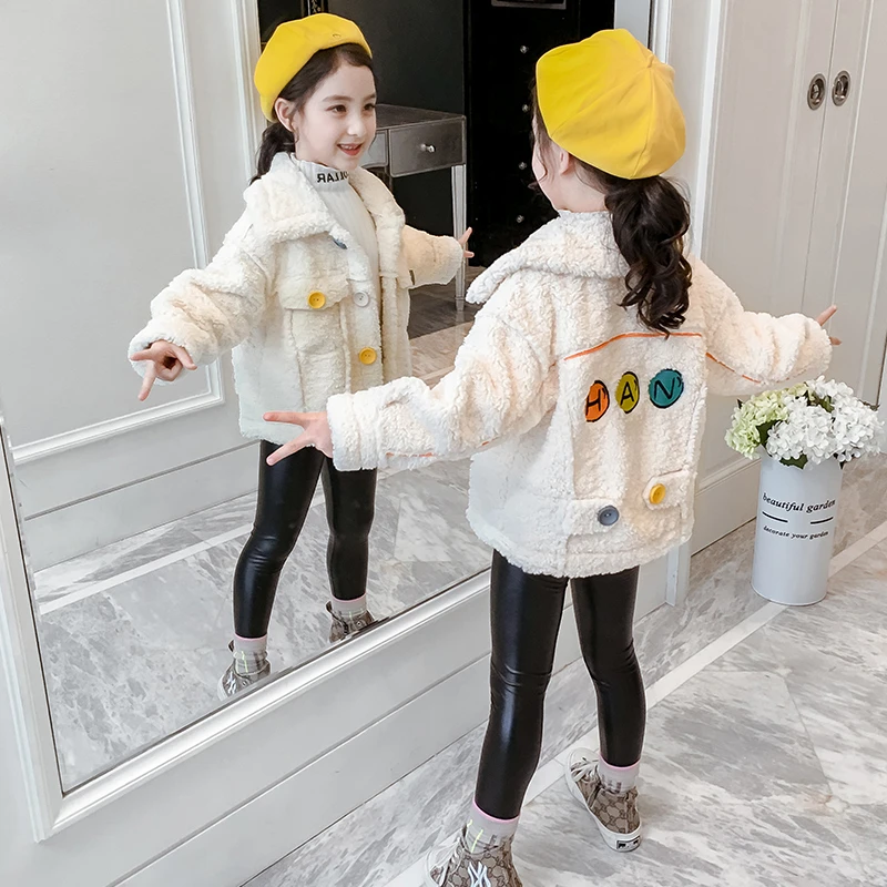 女童儿童韩版外套保暖秋冬2023新款冬装洋气中大童女孩加厚WT8763