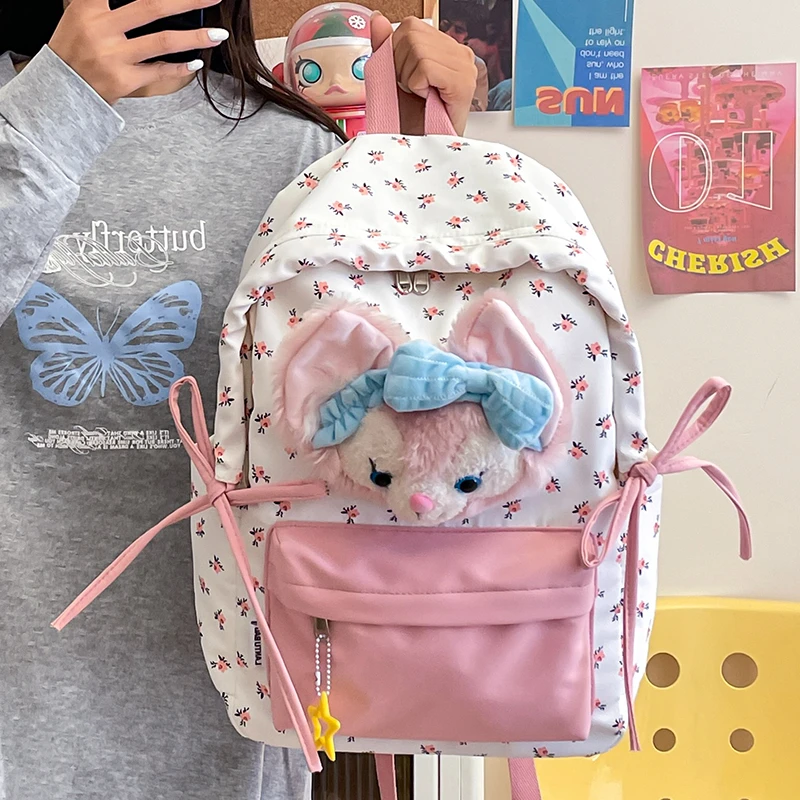 【两个大包或一大一小】300-499可爱毛绒包玩偶网红少女帆布包卡通