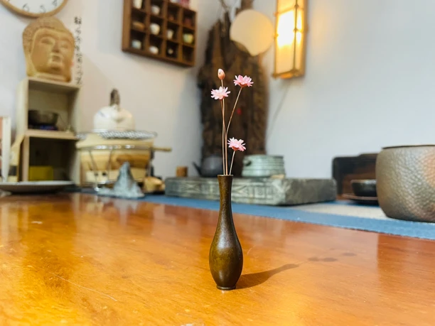 如意小铜瓶仿古件