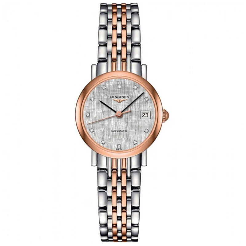 99新 Longines/浪琴 博雅309/机械/带金钻刻/表径25.5mm/女士腕表