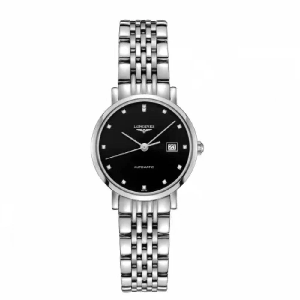 99新 Longines/浪琴 博雅310/机械/黑盘钻刻/表径29mm/女士腕表