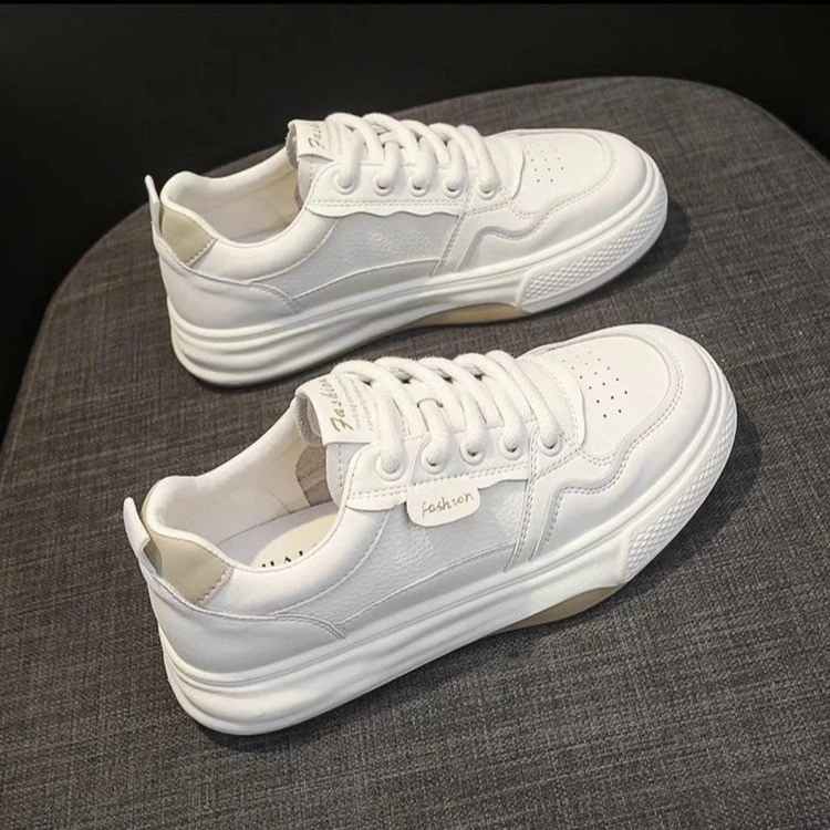 爆款小白鞋女鞋2024四季款百搭厚底学生潮鞋时尚运动休闲鞋百搭
