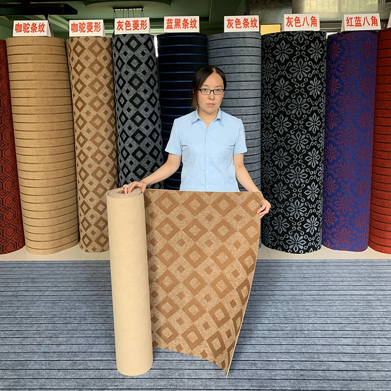 新疆包邮灰色地毯商用全铺办公室大面积满铺家用卧室房间楼梯出租