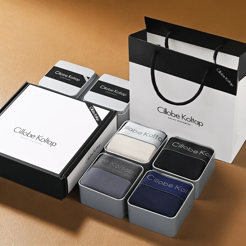 CillobeKoltap秋冬男士大码内裤男款棉平角透气秋冬高端短裤0101