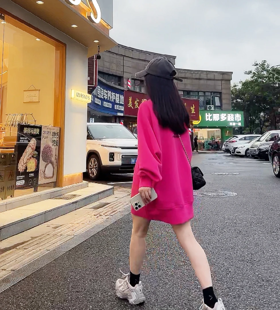 卫衣女2024秋冬新款宽松时尚休闲百搭圆领LL