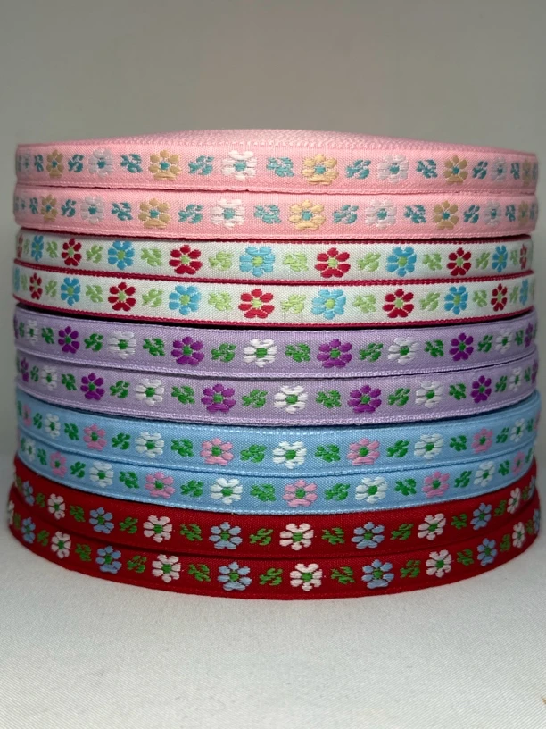 1.2cm宽少数民族风织带花边服装辅料国风汉服刺绣提花带手工diy