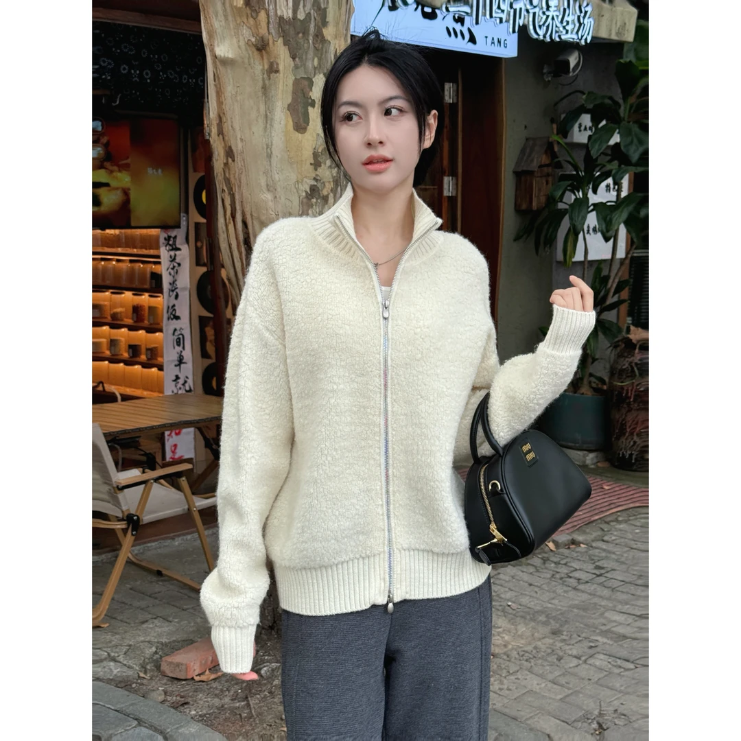 【重磅新款】羊毛圈圈通勤休闲时尚针织简约气质百搭羊毛衫ZG1033A