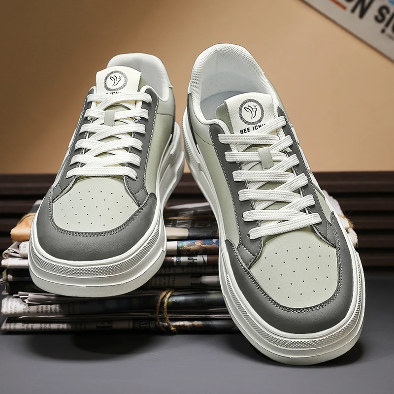 晋江男鞋蜜蜂一郎夏季透气运动风潮流个性板鞋低帮休闲超轻男鞋