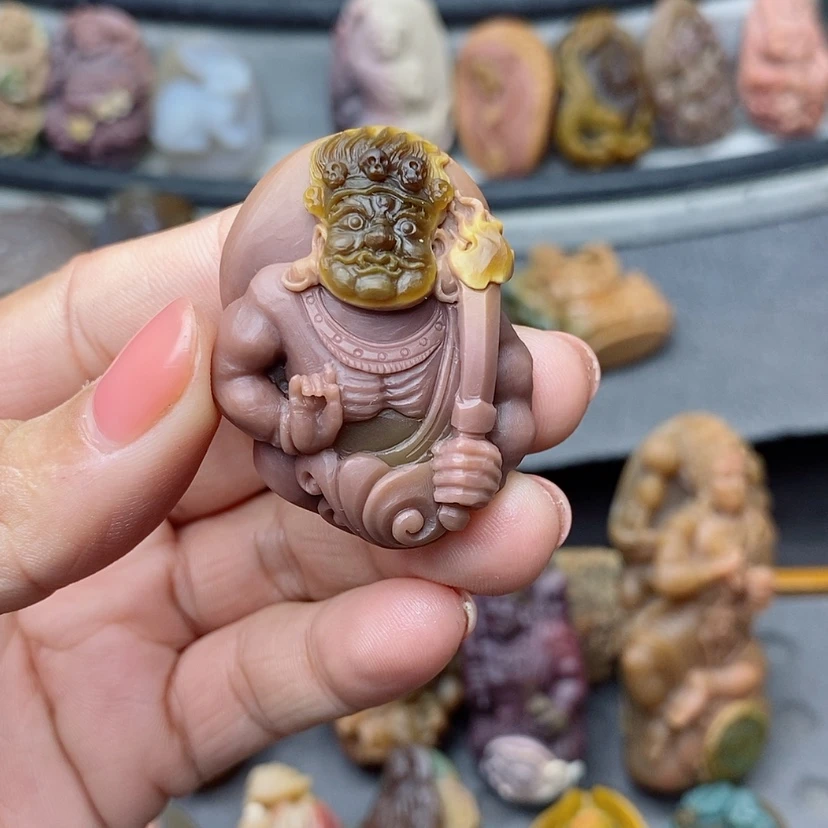 【闪购商品】定制石英质玉吊坠未镶嵌仔*哥