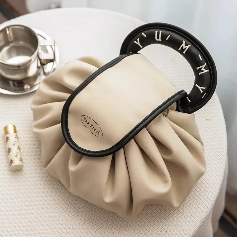 懒人化妆包女便携大容量旅行收纳袋抽绳洗漱品手提神器2024新款箱