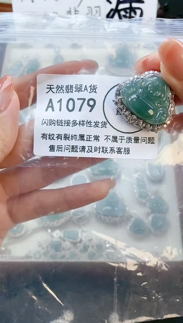 【闪购商品】翡翠颈饰未镶嵌天然翡翠A货88888